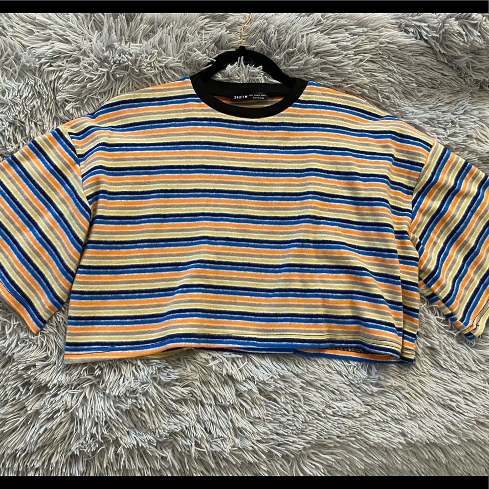 Striped crop top